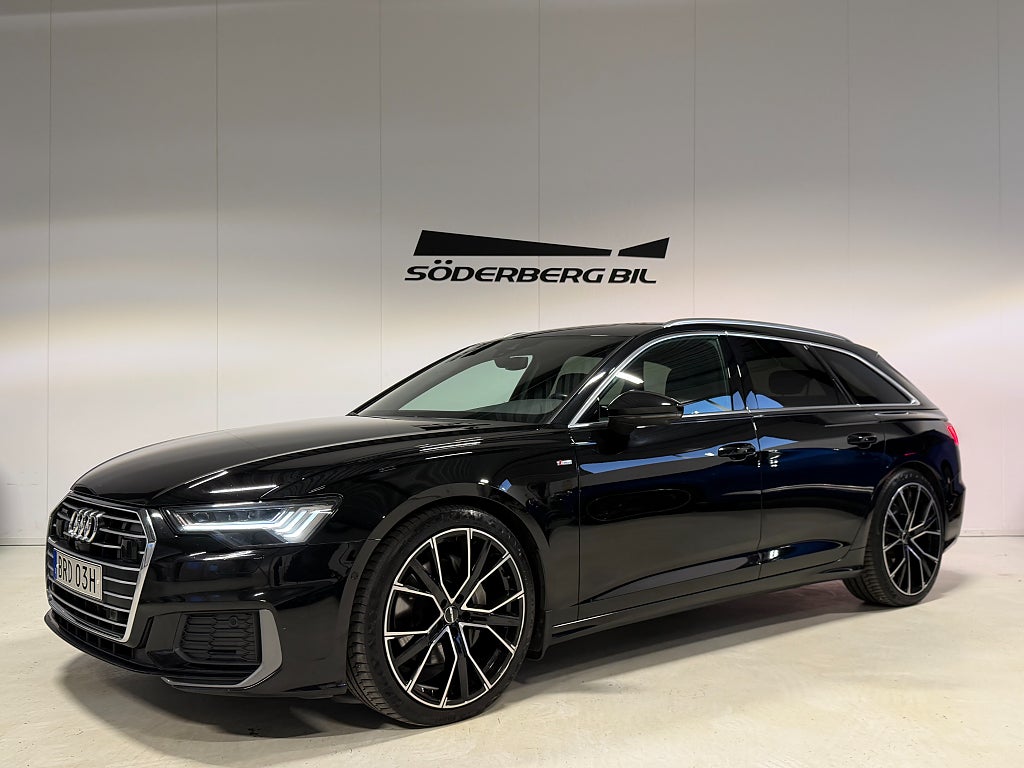 Audi A6 Avant 50 TDI Q S-Line C-pit Nighvision B&O Luft Drag D-värm, 360