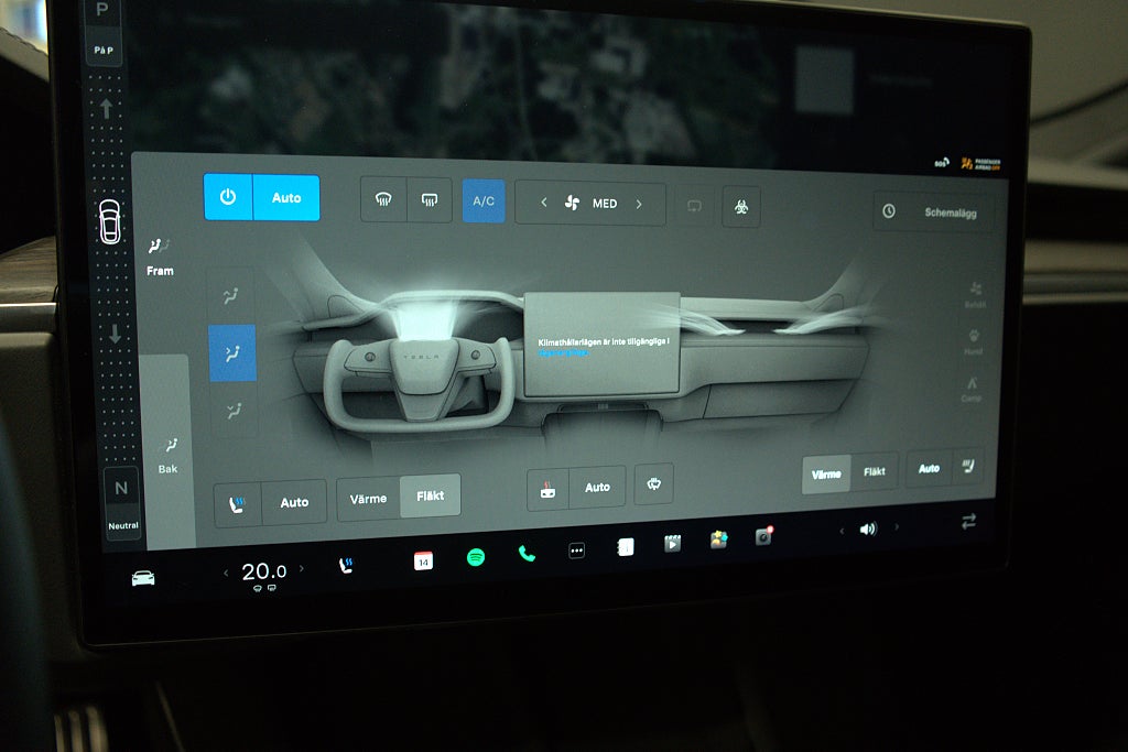 Tesla Model S 670hk Yoke Moms *3,99%* 21" Turbine Sv-Såld