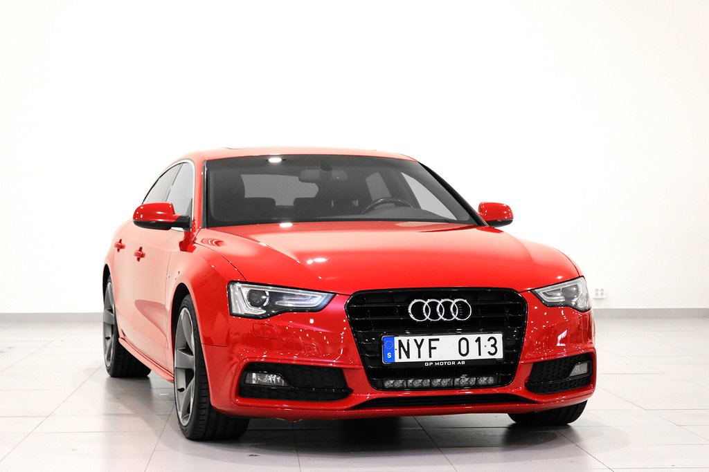 Audi A5 Sportback 2.0 TDI Quattro 177hk / B&O / Taklucka 