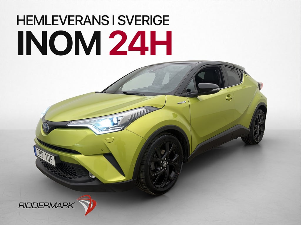 Toyota C-HR Hybrid 122hk Neon Lime Kamera Navi Adaptiv