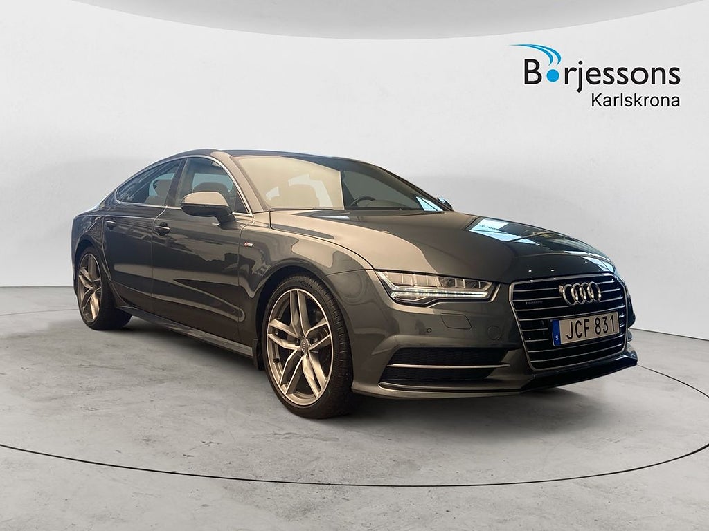 Audi A7 Sportback S-line 3.0 TDI 218HK, Drag & Värmare