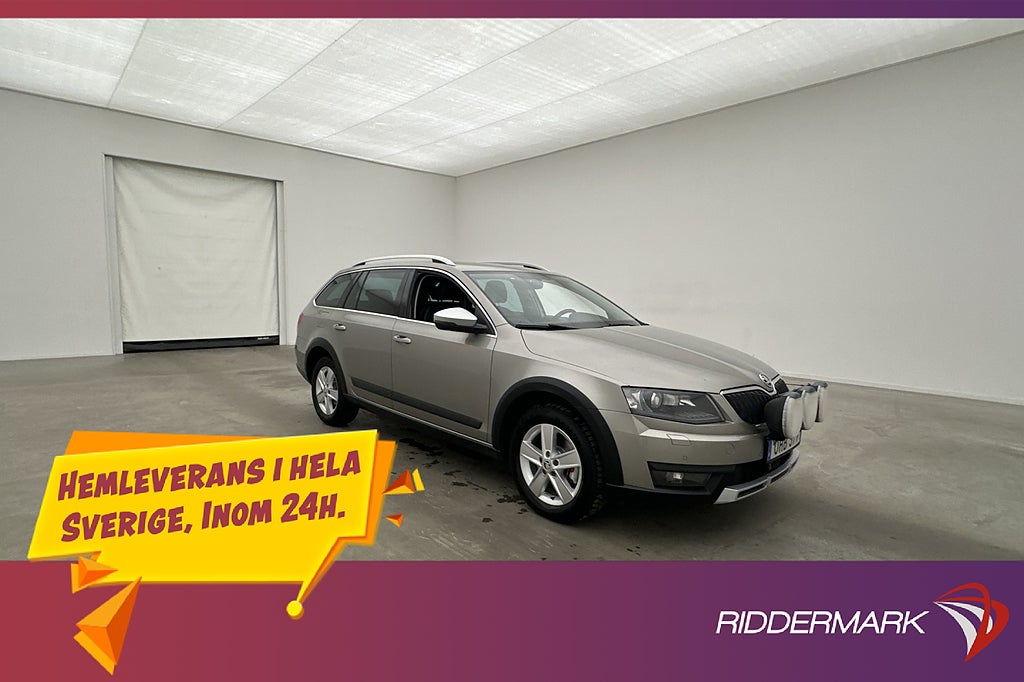 Skoda Octavia 1.8 TSI 4x4 Premium Värmare Canton Drag