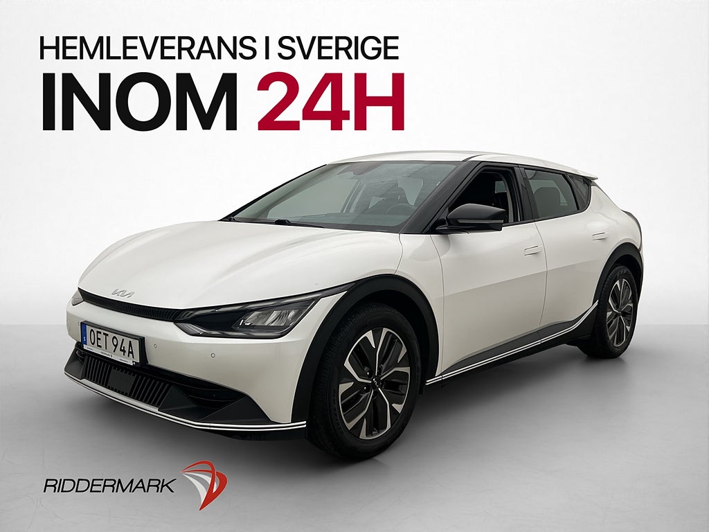 Kia EV6 77.4 kWh 228hk Kamera Navi CarPlay Rattvärme MOMS