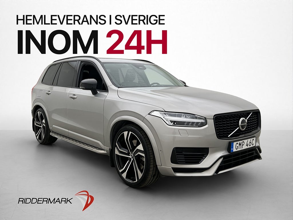 Volvo XC90 7-Sits T8 AWD Ultimate Dark Edition B&W Pano Luft