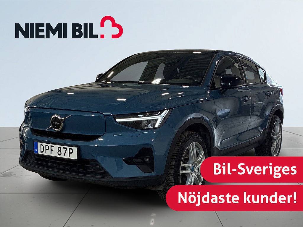 Volvo C40 Recharge Twin Ultimate 360 Pano H/K Rattvärme Navi MOMS