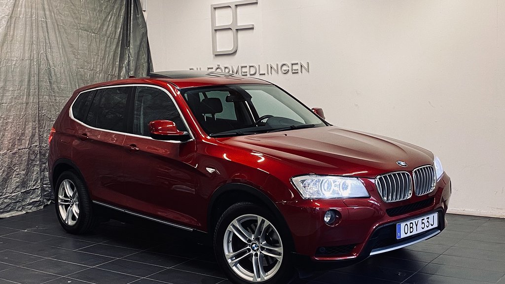 BMW X3 xDrive 35i /Steptronic/306hk/Dragkrok/Panorama/Se utr