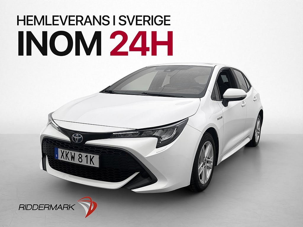 Toyota Corolla Hybrid 122hk Active Kamera Rattvärme MOMS