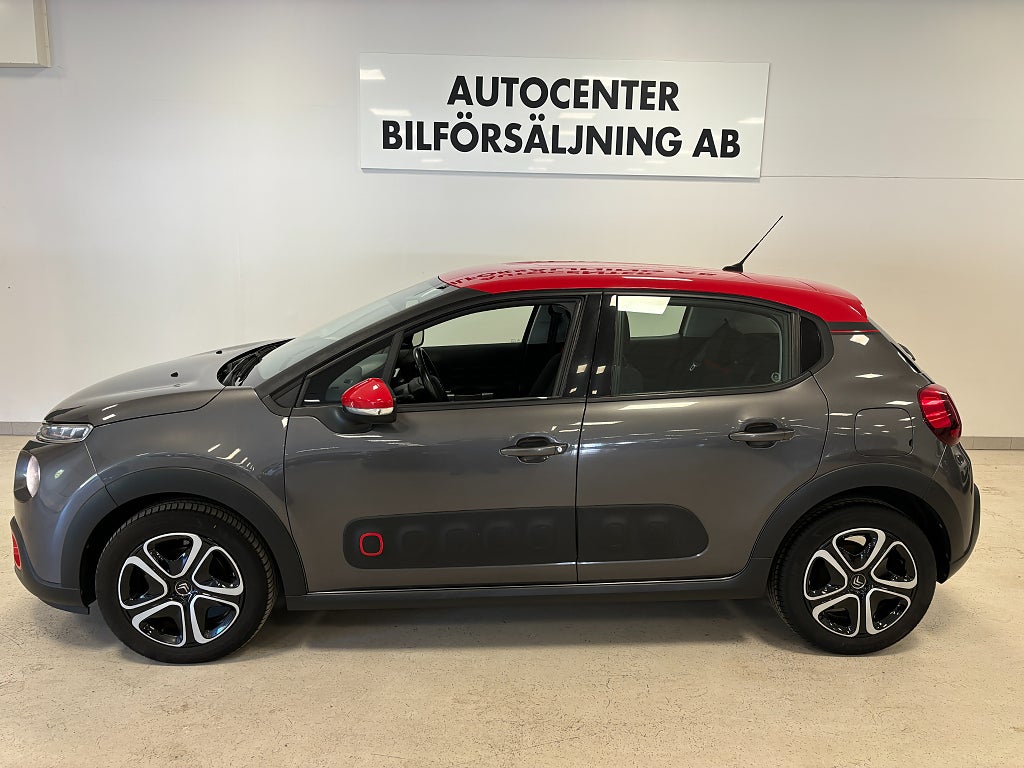 Citroën C3  1.2 VTi Feel CarPlay P-sensor Farthållare Euro 6