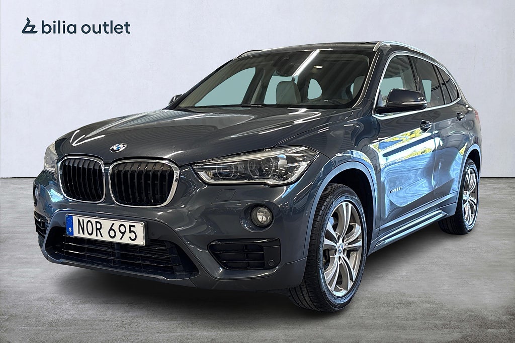 BMW X1 xDrive25d aut Sport line 231hk Pano HuD Navi B-kam Drag
