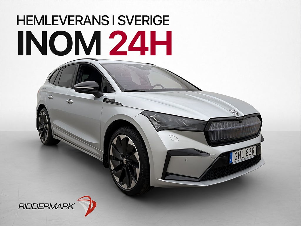 Skoda Enyaq iV80x Sportline Pano 360° HuD Drag Värmare Navi