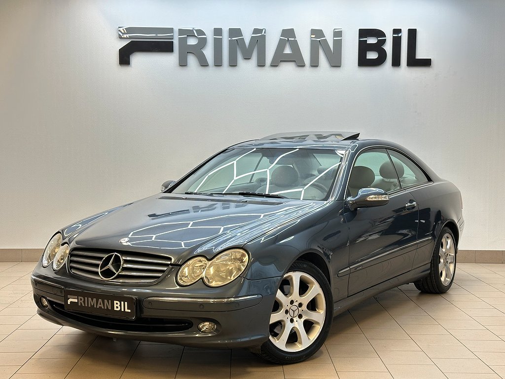 Mercedes-Benz CLK 240 Coupé Elegance Taklucka 1 ägare 170hk