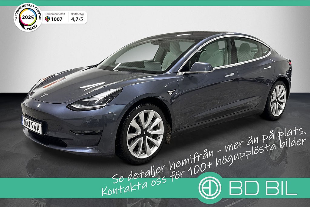 Tesla Model 3 Long Range AWD EN ÄGARE 