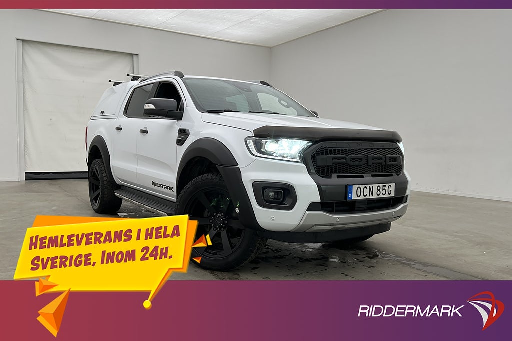 Ford ranger Wildtrak 213hk 4x4 Värmare Drag Diff Kåpa Moms