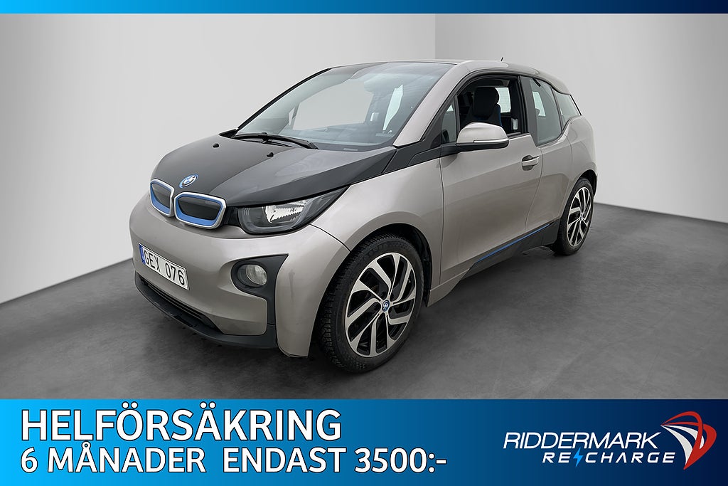 BMW i3 60 Ah Comfort Harman/Kardon Värmepump Sensorer Navi
