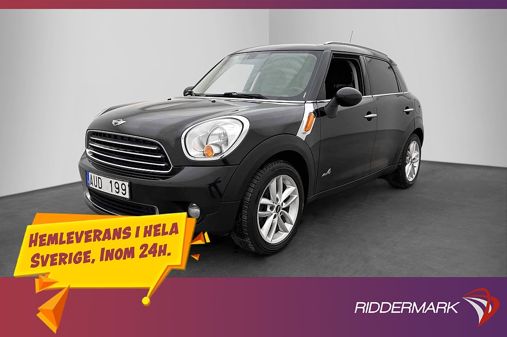 MINI Countryman Cooper D ALL4 Halvskinn Sensorer Drag