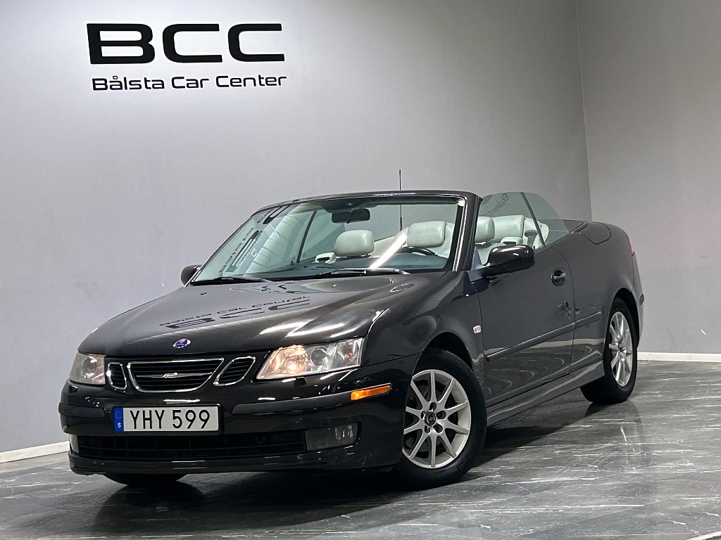 Saab 9-3 Cabriolet 2.0T 209hk Automat Skinn Elstol