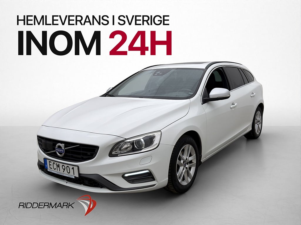 Volvo V60 D4 AWD Polestar R-Design Taklucka VOC Värmare Navi