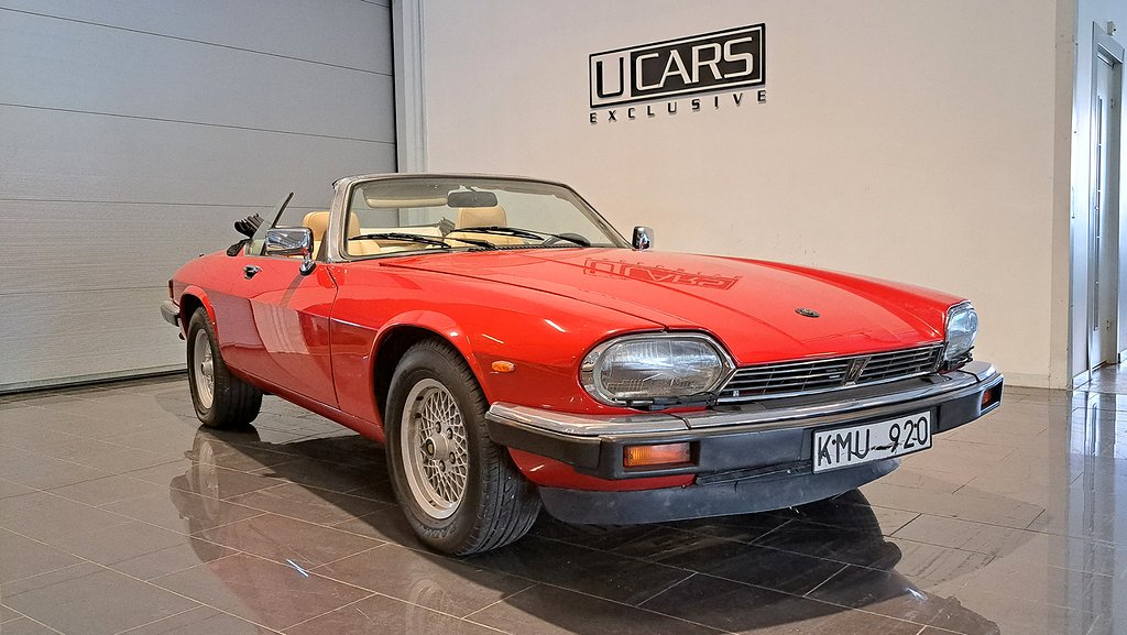Jaguar XJS CAB / 2-Ägare / 5.3 V12 Automat 299hk