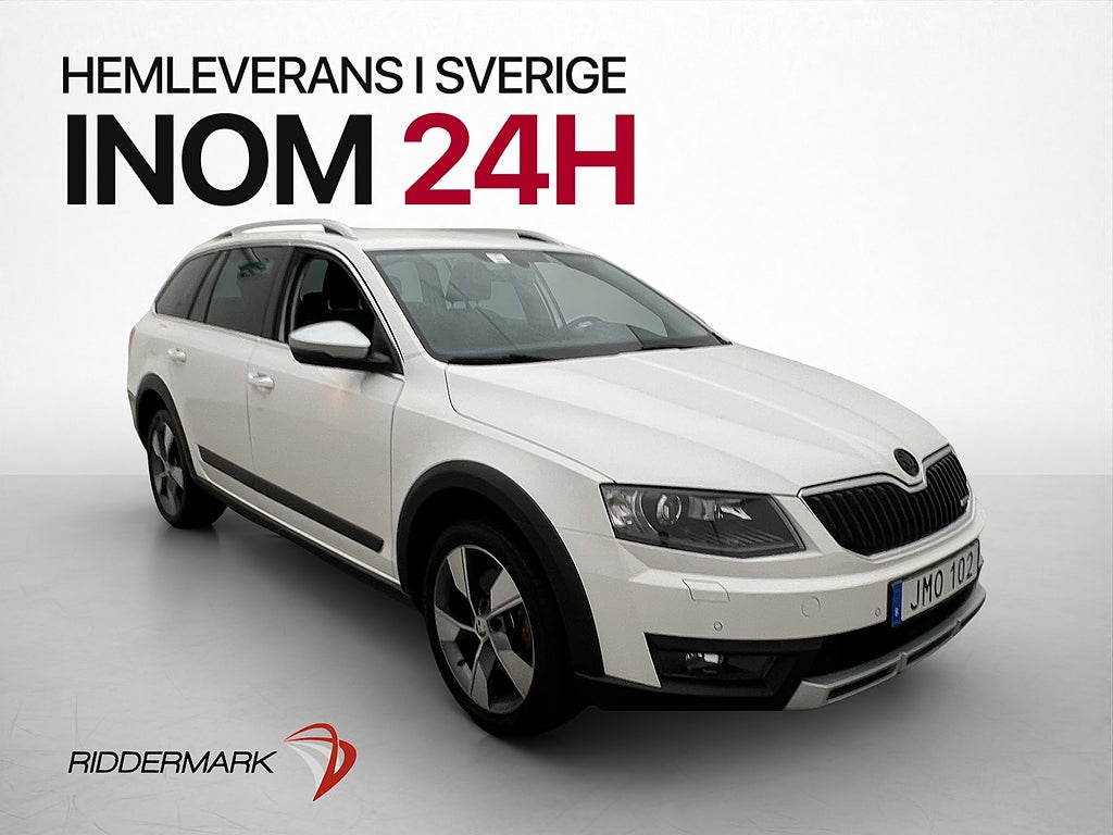 Skoda Octavia Scout 184hk 4x4 Premium Värmare Kamera Drag