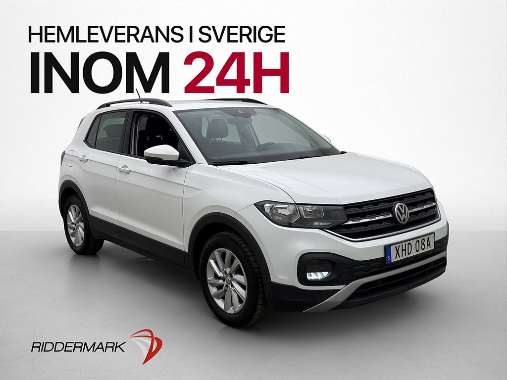 Volkswagen T-CROSS 1.0 TSI Sensorer A/C Låg skatt 0,49L/Mil