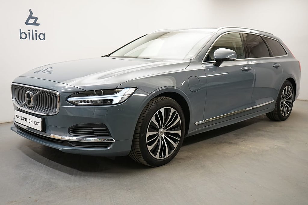 Volvo V90 Recharge T6 Core Edition, Förarstol elmanövrerad, Dragk...