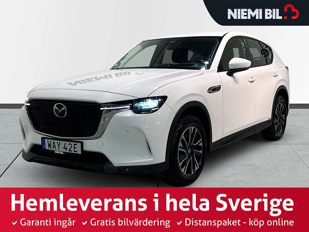 Mazda CX-60 PHEV AWD Rattvärme Kamera GPS Mvärm Pvärm HuD SoV MOMS