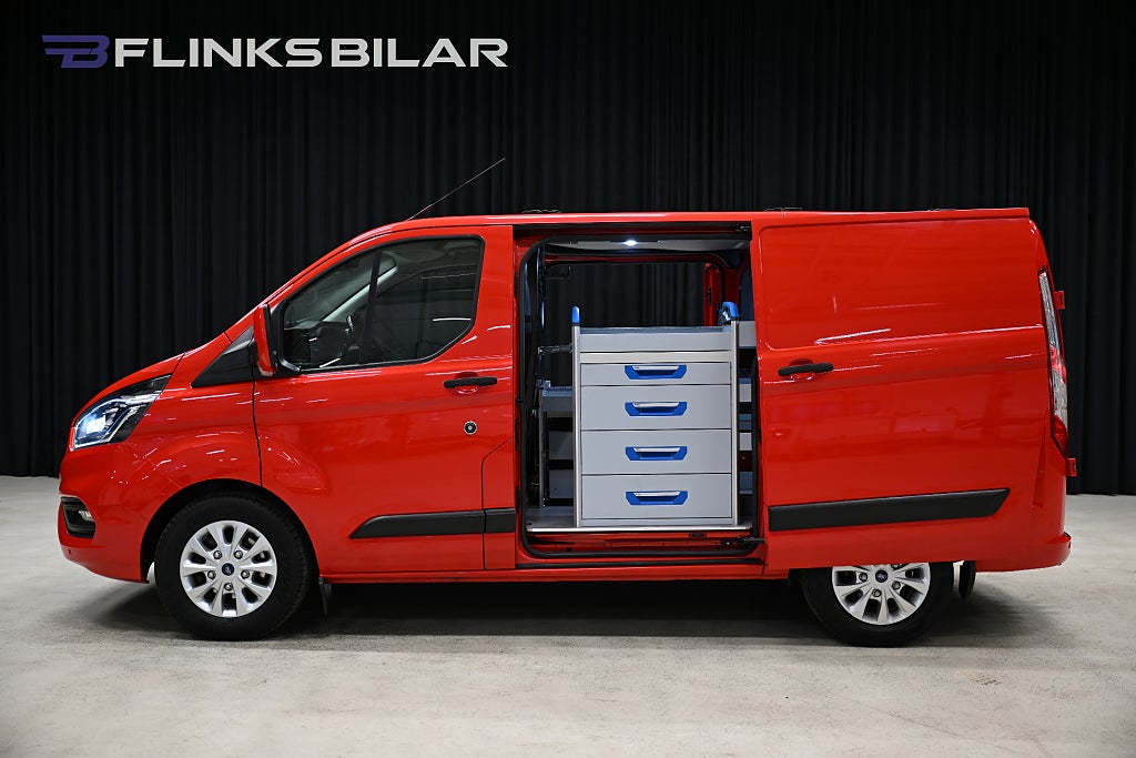 Ford transit Custom130HK Automat|Inredd|Dubbeldörr|EnÄgare|SeUtr!!