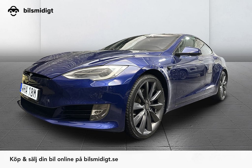 Tesla Model S 75D Luftfjädring Uppgr. AP CCS MCU2 Värm 333hk