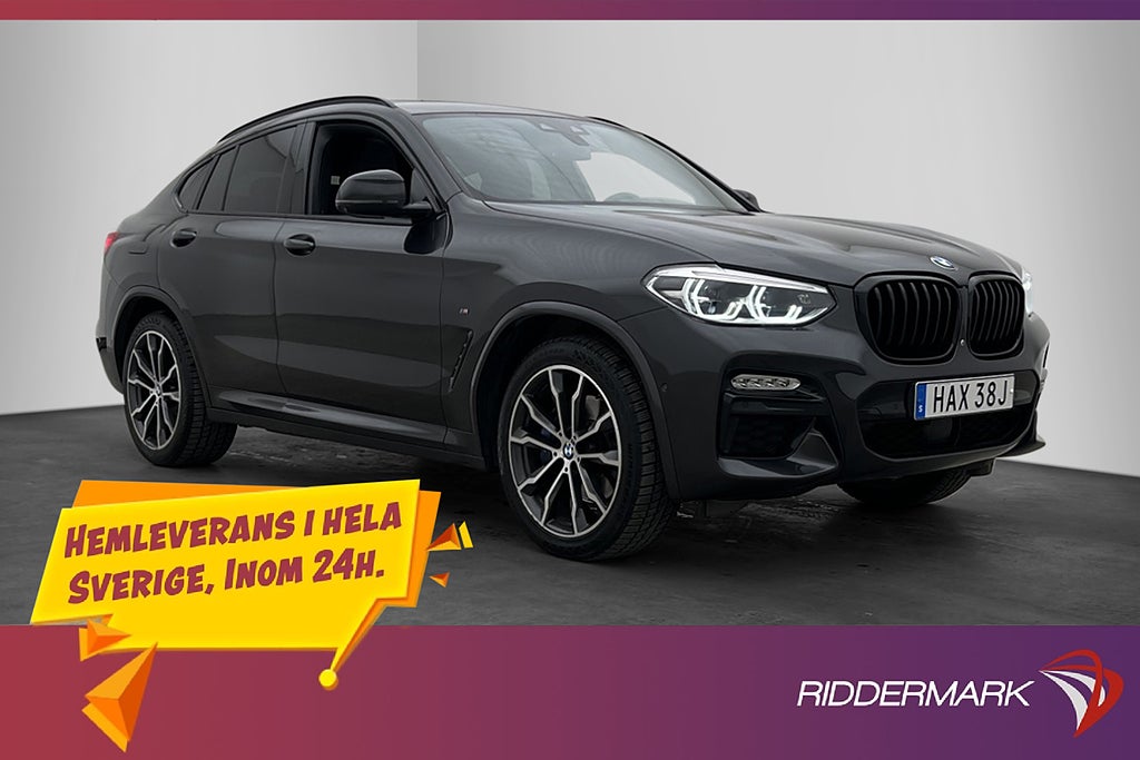 BMW X4 M40i Innovation Edition Pano H/K HUD Värmare 360 Drag
