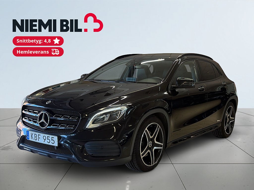 Mercedes-Benz GLA 220 d 4M AMG Line Mvärme Panorama Bkamera Navi S&V-däck