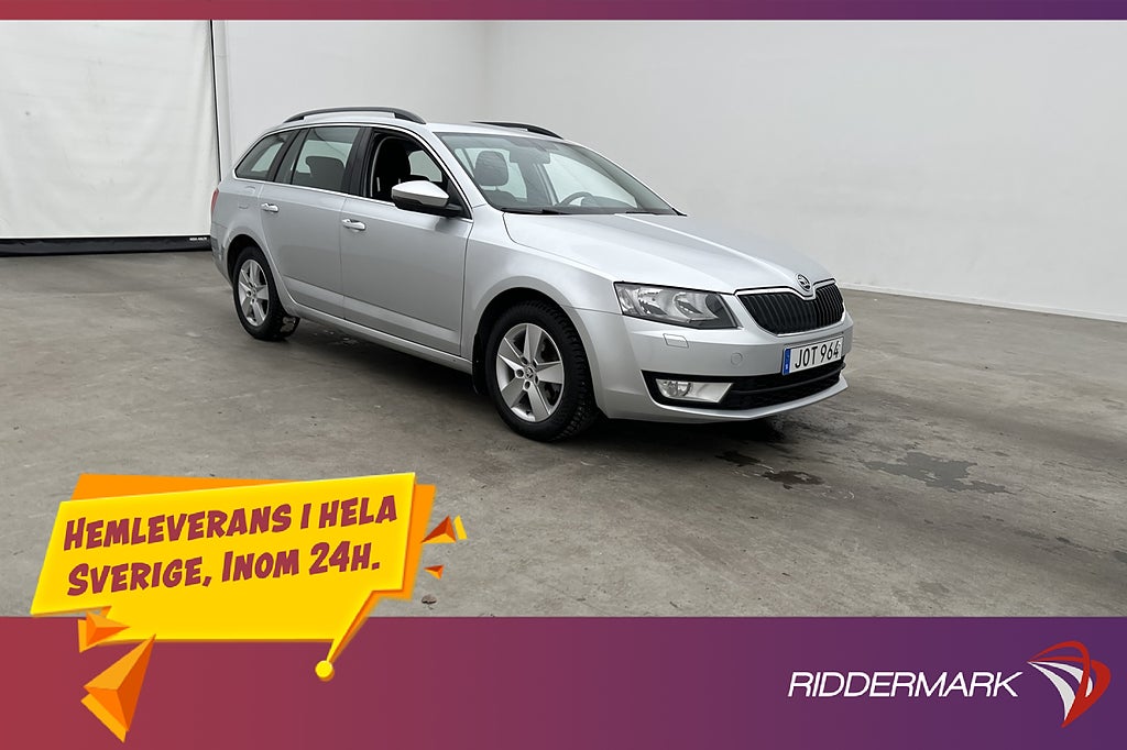 Skoda Octavia 1.6 TDI 105hk Ambition Värmare Dragkrok