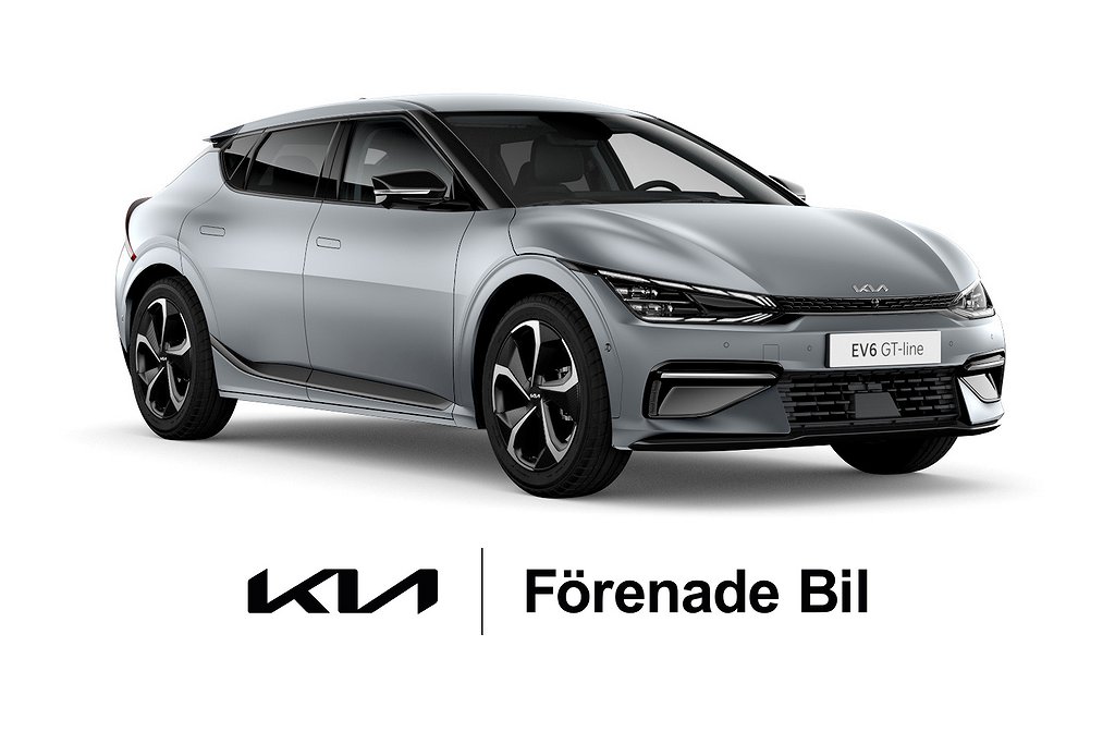 Kia EV6 AWD 77.4kWh GT LINE I 20" HJUL I SOLLUCKA I DEMO