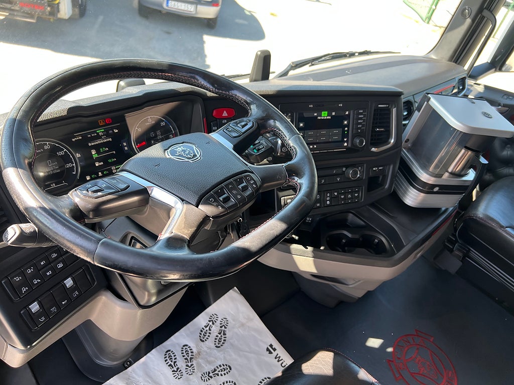 Scania S730 V8 6x2 Dragbil, Hydraulik, Klädd inredning