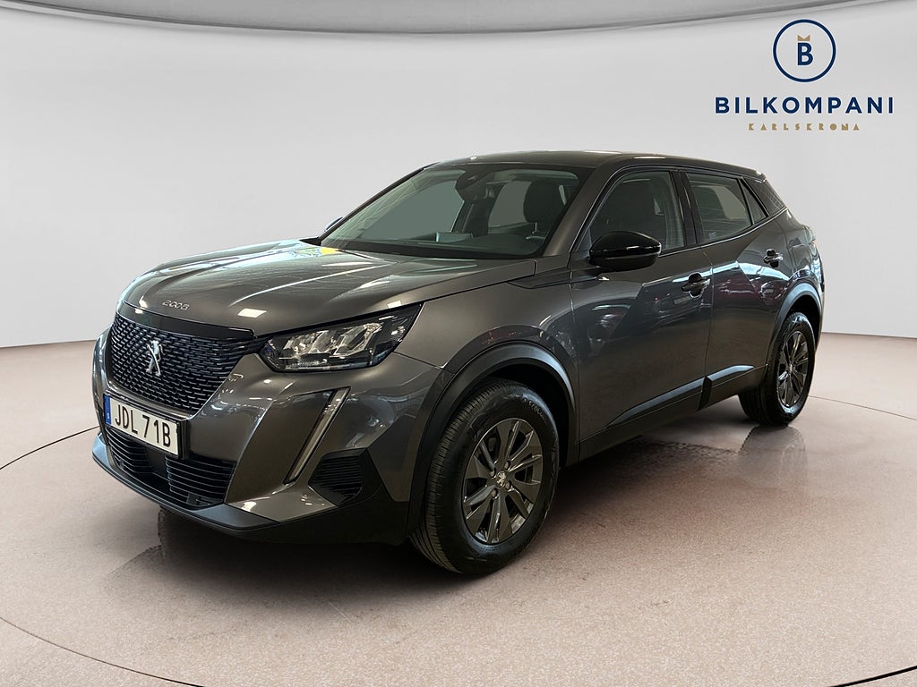 Peugeot 2008 1,2 130hk Automat Motorvärmare P-sensorer CarPlay