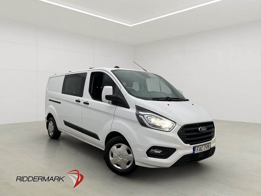 Ford transit-custom CrewVan L2 Värmare Drag B-Kamera Moms