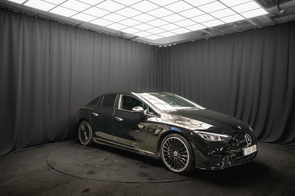 Mercedes-Benz EQE 350+ AMG NIGHT LUFT 21'' BUR LÄDER DRAG ELSTOL MOMS