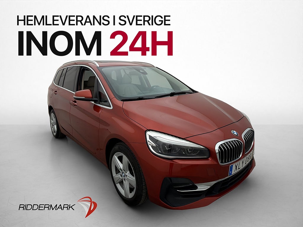 BMW 220 d xDrive GT 190hk Luxury Line 7-sits Pano H/K Skinn