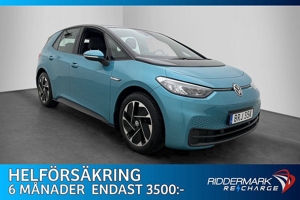 Volkswagen ID.3 Life Pro Performance MOMS Värmepump Carplay