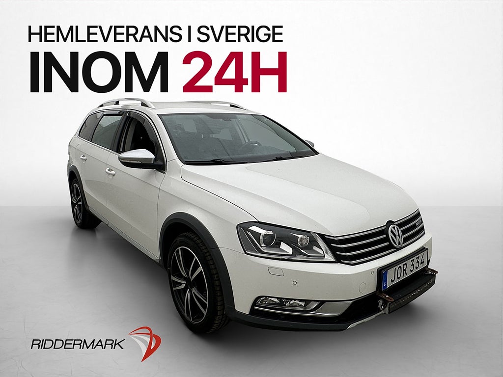 Volkswagen Passat Alltrack 177hk 4M Värm Skinn Kamera Drag