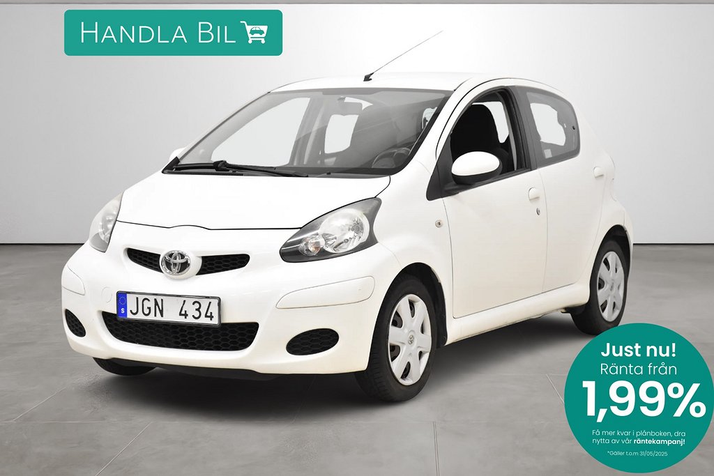Toyota Aygo 5-dørs 1.0 VVT-i Manuell, 5-trinn, 68hk, 2010