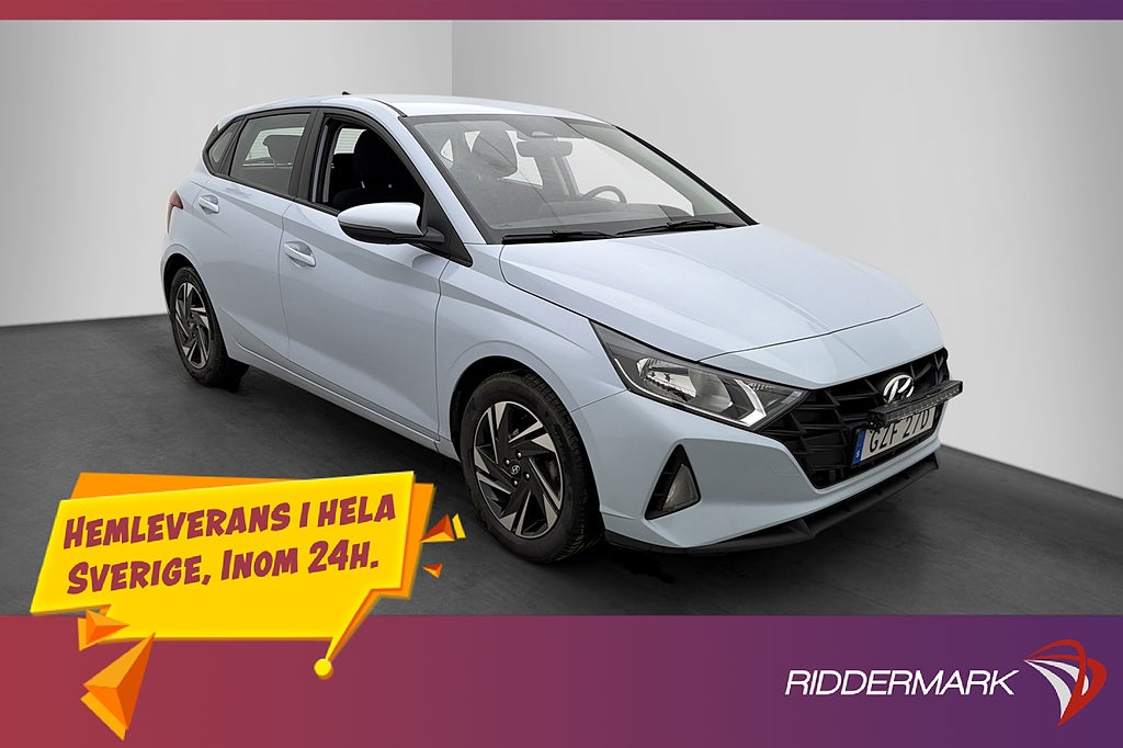 Hyundai i20 1.2 MPI 84hk Essential Värmare Kamera Adapt-fart