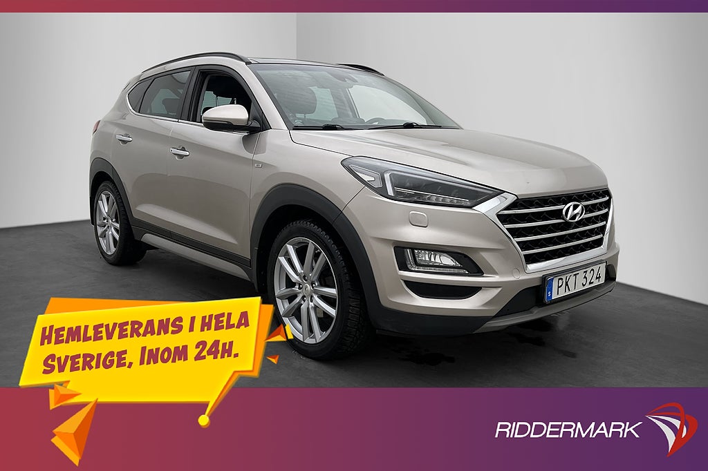 Hyundai Tucson CRDi 4WD Premium Pano Drag Skinn 360° Krell
