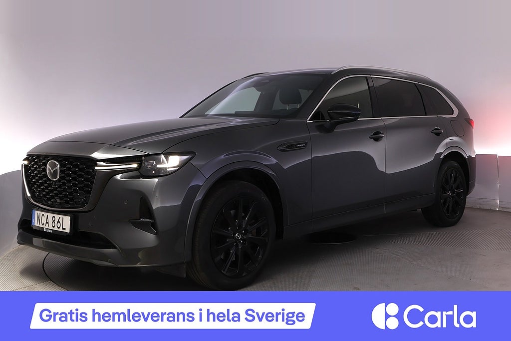 Mazda CX-80 PHEV 6-sits Homura Plus Läder Pano BOSE HUD 360