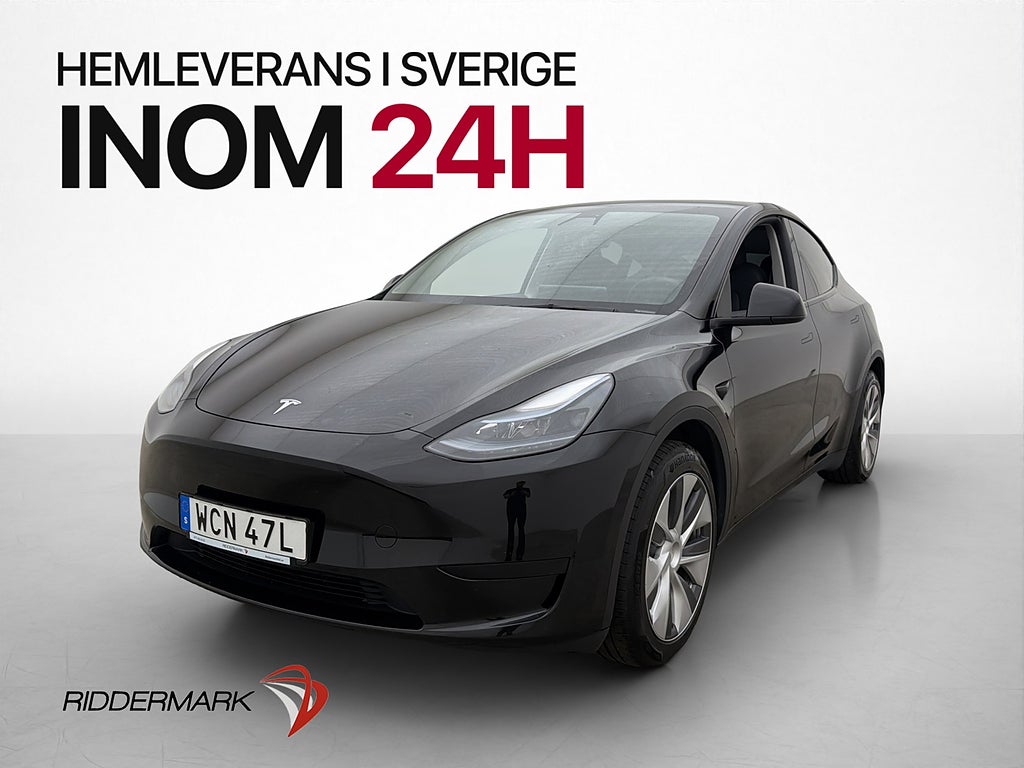Tesla Model Y Standard Range RWD Pano Skinn Dragkrok Moms