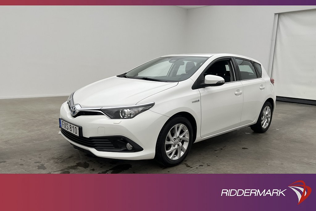 Toyota Auris Hybrid 136hk Active Värmare Kamera 0,36L/mil