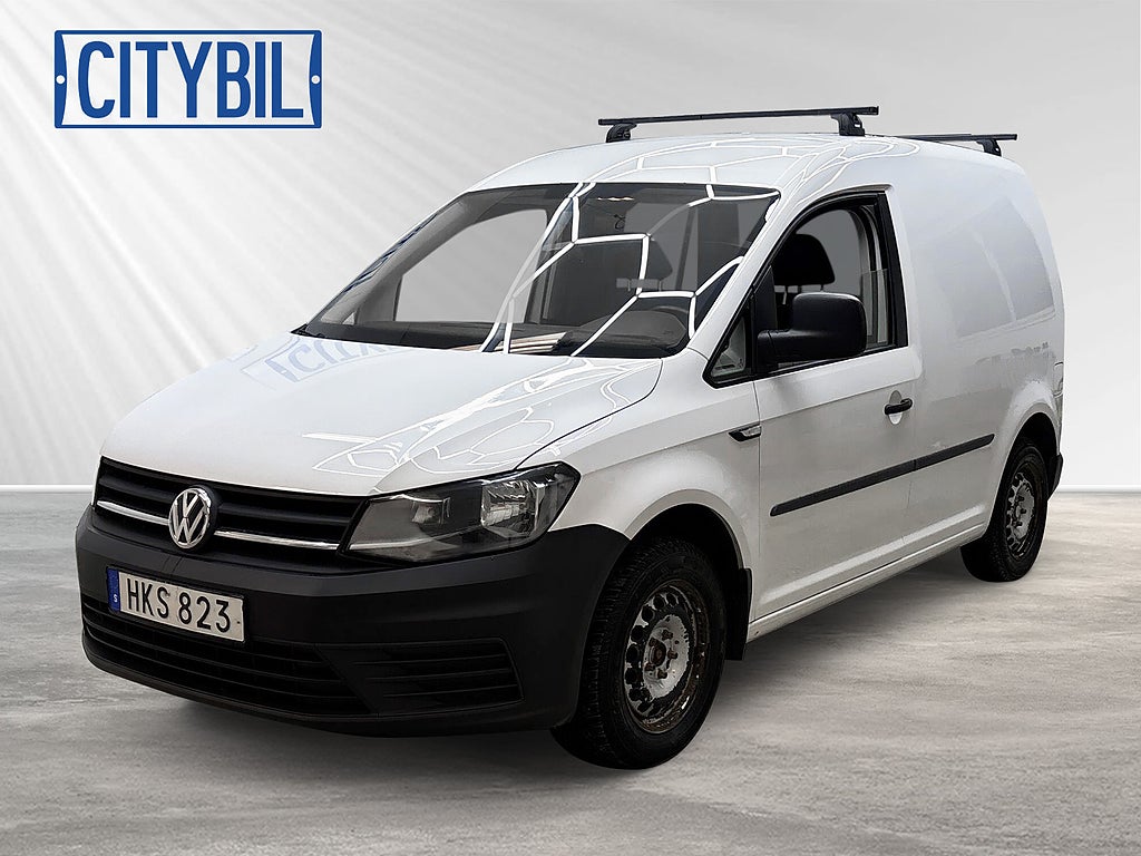 Volkswagen Caddy Skåp 2.0 TDI 75hk Drag+Värmare V-Däck