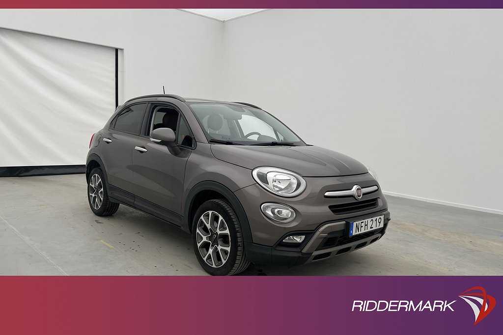 Fiat 500X 1.4 M-Air 140hk En-Brukare Skinn Rattvärme Välserv