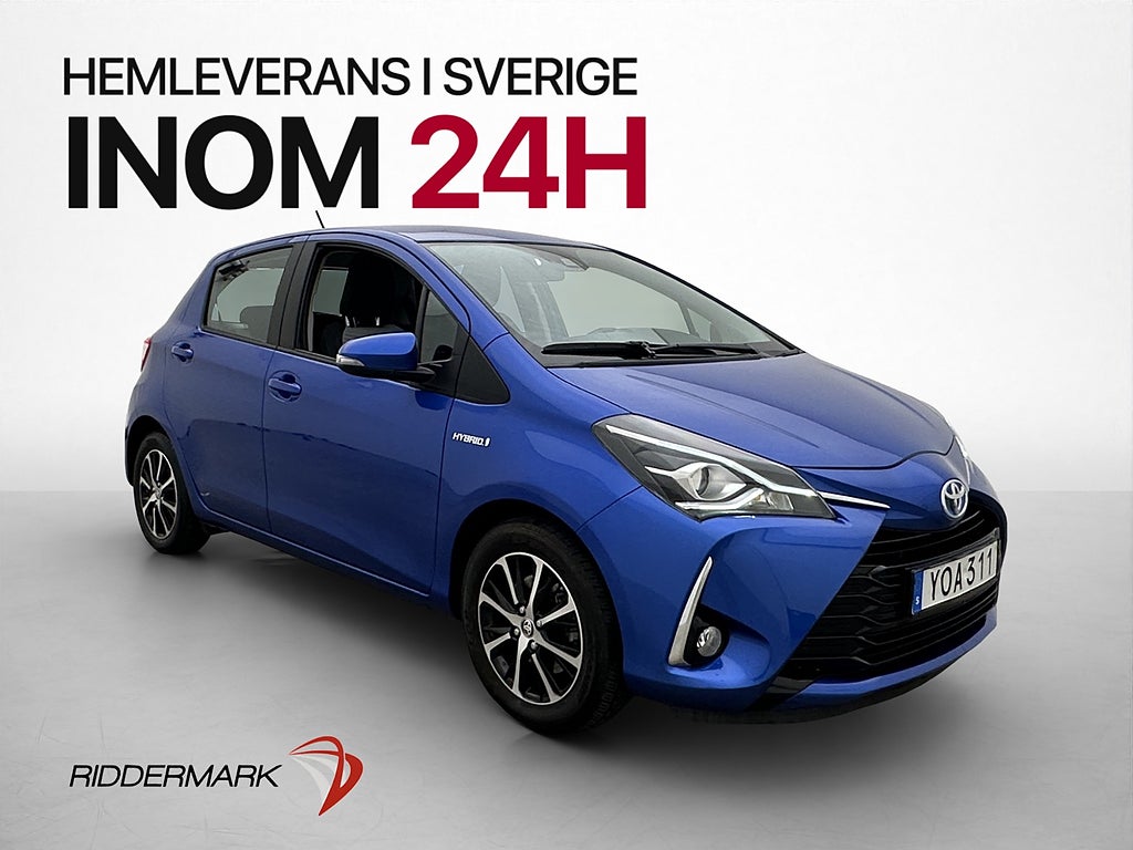 Toyota Yaris Hybrid e-CVT 101hk 2 Brukare Kamera Navigator
