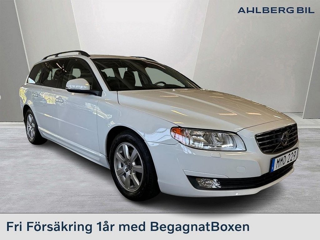 Volvo V70 D2 S/S Kinetic, Väldigt Fint Skick, Fast Dragkrok, Parkeringssen