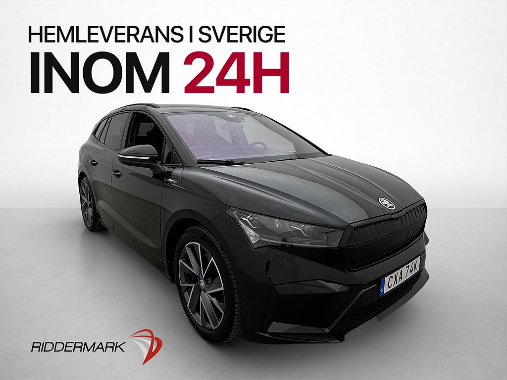 Skoda Enyaq iV 80x Sportline Kamera Drag Värmare Navi